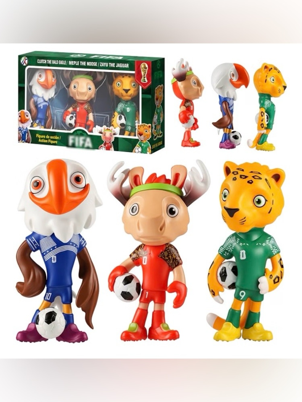 FIFA World Cup Animal Soccer Figure Set- 2026